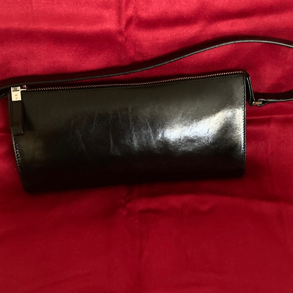 Black Leather Shoulder Bag